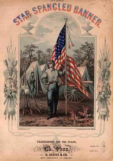 In indignation over the start of the American Civil War, Oliver Wendell Holmes, Sr. added a fifth stanza to the song in 1861 which appeared in songbooks of the era. 