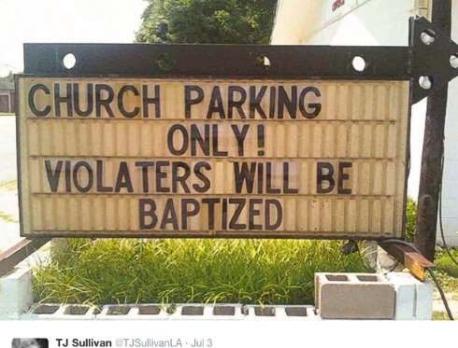 Do you find this church sign humorous?