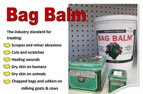 There are many uses for bag balm. What items (or things) have you used bag balm for?