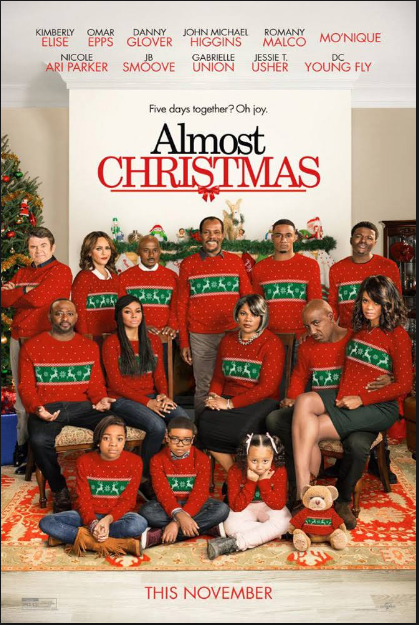 There's a new Christmas movie out this year: Almost Christmas starring Danny Glover. Are you excited to see it?