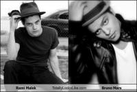 Does Rami Malek Totally Look Like Bruno Mars ?