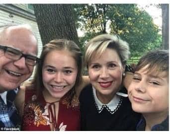 Do You Think Walz Has A Beautiful Family ?