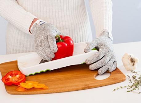 Do you already use a pair of cut resistant gloves when using a mandoline slicer?