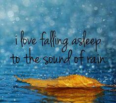 Would you like falling asleep to the sound of rain?