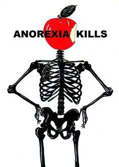 Anorexia - an emotional disorder characterized by an obsessive desire to lose weight by refusing to eat. A huge number of models worldwide suffer from Anorexia. Real beauty is more deep than skin and beyond someone's body weight. Let us Say No to Anorexia. Do you agree?