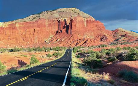 State Route 12, Utah---Running straight through Capitol Reef and Bryce Canyon national parks is State Route 12, full of sandstone canyons and cliffside roads that have to be seen to be believed.