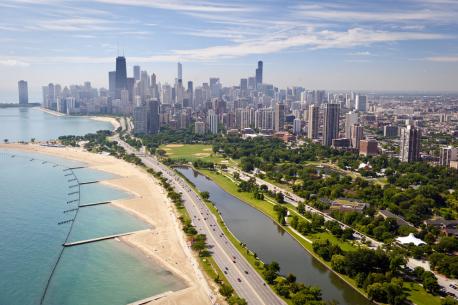 Lake Shore Drive, Chicago---Take in all that Chicago has to offer with this scenic drive along the Lake Michigan waterfront. Such an iconic skyline.