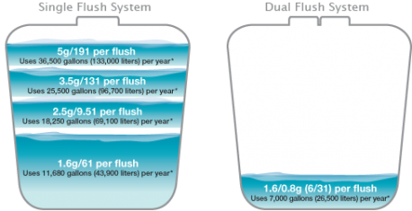 I want to replace my old toilet for one that saves water. I recently came across a blog about dual flush vs. one flush high efficiency toilets that was only informative but humorous as well. (http://mattrisinger.com/dual-flush-vs-het-toilets-not-for-the-squeamish/) Have you ever read a review or watched a how-to video that made you giggle?