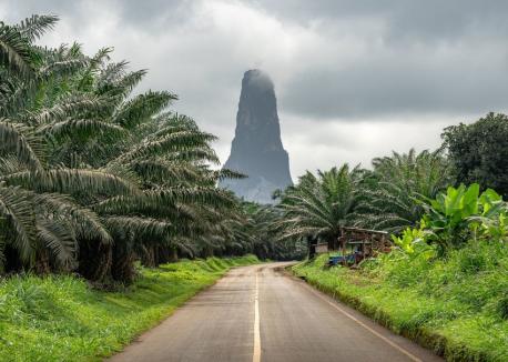 The Democratic Republic of São Tomé and Principe - the third longest official country name in the world, almost more name than country. It is comprised of two main islands — São Tomé and Principe — and a few tiny islets. It is in the top 25 smallest countries, located off the coast of central Africa in the Gulf of Guinea, and is a total of 386 square miles. The 