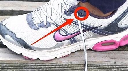 Extra eyelets at the top of running shoes - Those extra shoelace holes on tennis shoes actually have a brilliant purpose. They help runners tie their shoes extra tight with a 