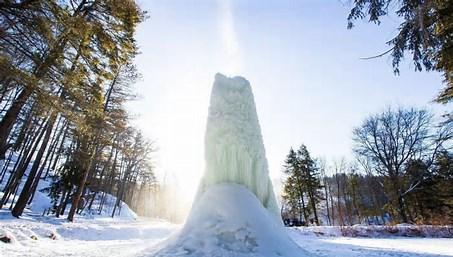 Ice volcanoes can be seen along the shorelines of any environment with rough surf and cold weather. It is not uncommon to find dozens of them covering the icy waters of the Great Lakes of Lake Michigan, Lake Superior, and Lake Erie. This tour is taking us along the shores here since this is where most of the ice volcanoes in the world form. Savor the spellbinding beauty as you enjoy a gourmet hot chocolate, hot apple cider, or coffee. Complimentary warm blueberry donuts provided by Sweet Magic Delicacies. Have you visited any of the Great Lakes?