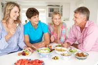 How often on average are you able to sit down at a table to eat dinner as a family?