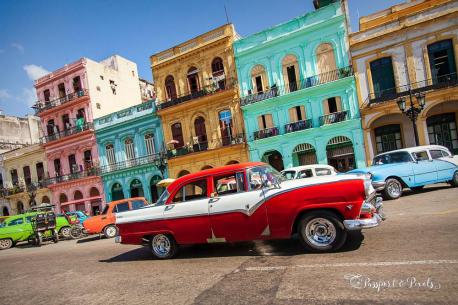 Travelers can take driving tours in classic cars, especially in more touristy areas like Havana Vieja and Veradero. In these places, there are usually rows of beautiful cars lined up for visitors to choose from. Many of the cars are convertibles, which are perfect for cruising slowly and taking pictures. To take a tour in a classic car, simply find the car that you like best and tell the driver how long you'd like to drive around for. Oftentimes they will recommend a route, but you're also free to direct them where you want to go. If you were vacationing in Havana, Cuba, would you want to ride in one of these old classic cars?