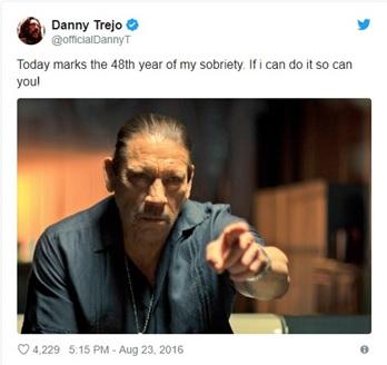 While many are hailing Danny Trejo a hero for his courageous act, he's giving all the credit to God. 