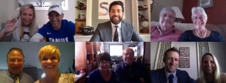 Of course, Krasinski had much more planned for Susan and John than a simple Zoom chat. After revealing to the couple that he'd just been ordained as a minister, Krasinski welcomed their family and friends into the call for a surprise ceremony! Would you accept Krasinski's offer to perform your wedding?