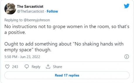 Public reaction to this note card was harsh and could well be expected. Radio show host Clay Travis said this: 