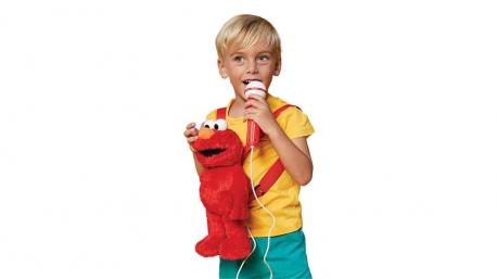 Singing Machine Co. Sesame Street Sing-Along Karaoke: Kids can croon around the house with the help of Elmo, Big Bird, Cookie Monster and Abby Cadabby wearable plushes. Each plush has a microphone and speaker, but we also assume some sweet