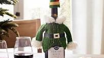 Elf Knit Beverage Jacket. Outside of singing, this might just be the best way to spread Christmas cheer. Yep, even their drink will be feeling festive with this knit beverage sweater and cap inspired by the movie Elf. Funny or not?