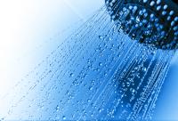 How long should you expect the water stay hot during a shower?