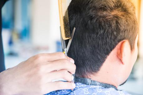 Barbers Give Free Hair Cuts