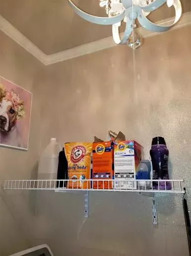 Placing Heavy Washing Powder Boxes on High Shelves-- * Consequences: Heavy box slips during retrieval, spilling alkaline detergent powder into eyes. * Prevention: Store bulk laundry detergents at waist height near the washing machine. * Treatment: Flush eyes immediately with water for 15-20 minutes; seek emergency medical evaluation.--Do you use liquid or powder laundry detergent?