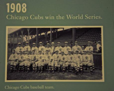 I was raised in Midwest Indiana and through my Daddy became a HUGE Cubby Fan. Did you know the last time the Cubs won the World Series was in 1908??