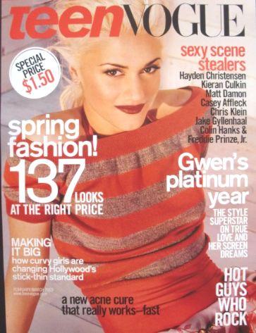 According to MTV.com, Scorsese was traveling in New York City when he saw a magazine cover featuring Gwen Stefani of the band No Doubt. Have you heard of Gwen Stefani?