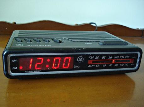 Did you ever own an alarm clock with a radio?