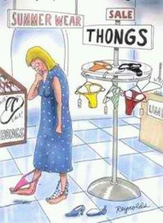 I've heard that in Australia they're still called thongs! What do you call them?