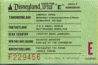 (Less than three months after opening, in 1955, Disney began selling