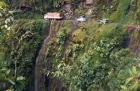 #2 South Yungas Road: 43 mile long scary road in Bolivia. It is said to be the death road. You might be thinking why would someone risk their lives by travelling here but it is the only road connecting small villages no choice. Numerous worst accidents kill thousands of people every year.