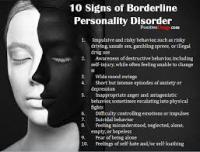 Borderline personality disorder (BPD) is a serious mental illness marked by unstable moods, behavior, and relationships. Most people who have BPD suffer from: Problems with regulating emotions and thoughts Impulsive and reckless behavior Unstable relationships with other people. People with this disorder also have high rates of co-occurring disorders, such as depression, anxiety disorders, substance abuse, and eating disorders, along with self-harm, suicidal behaviors, and completed suicides. about 1.6 percent of adults in the United States have BPD in a given year. BPD usually begins during adolescence or early adulthood. Have you heard of BPD?