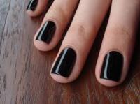 Declining health and YOLO (you only live once) I chose black instead of red for my nail color at manicure time. What do you think of the color for nails?