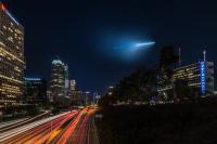 So last night LA had a little surprise in the sky. The USS Kentucky navy submarine, according to the San Diego Union-Tribune. Navy Cmdr. Ryan Perry addressed the scheduled evaluation test, noting in a statement that they are frequently conducted—