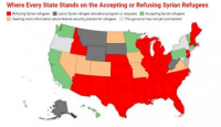 As of this morning 11.17.15, Newsweek posted the states that have agreed to accept refugees and the states whose governors are refusing to accept refugees. Is your area one of them?