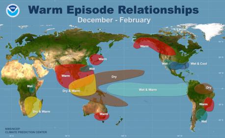 El Nino has the potentiality to affect us all. If you weren't aware of this fact, will you do some research to see if El Nino will have any effect on your area?