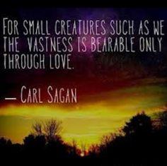 Are you a Carl Sagan fan and have you read any of his books?