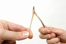 If you did not know but use chopsticks, were you pulling them apart like you would a wishbone?