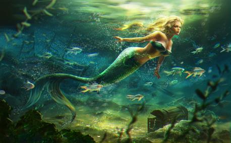 Mermaid: legendary aquatic creature