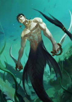 Who knew that in literature and folklore male mermaids exist. They are called Mermans. Did you know this?