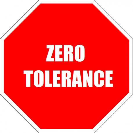 Tolerance For Zero