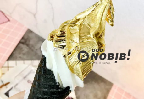 Chinese ice cream company Nobibi is heading for the States, opening up a California flagship out in Arcadia later this year. The fast-growing restaurant chain relies on an outrageous menu of options, from ice cream served in a cloud-like bowl of cotton candy to vanilla soft serve that's literally wrapped in an edible 24-karat gold foil. There will also be cheese teas and boba at the new shop, plus a very instagrammable — read: very pink — backdrop for those all-important photos. Have you ever had a dessert dipped or wrapped in 24k gold?