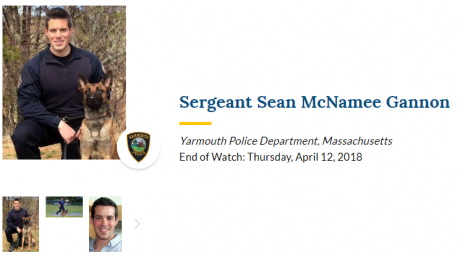 Yarmouth, MA Sargent Gannon and his K-9 Nero were serving an arrest warrant. Both Sgt and Nero were shot, Sgt Gannon died, his K-9 Nero, survived but has had problems without Sgt Gannon. Are you familiar with this story?