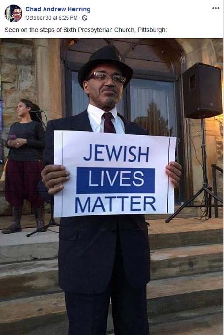 On October, in Pittsburg, PA,, 11 Jewish people and 4 Officers were shot. The photo is of a man who stands on the steps of a church directly across the street from where the shooting took place. The next day, Sunday, October 28, 2018 I took a survey and at the end, when the demographics are asked of the respondent, the question inquired about my religion. For the first time ... FIRST TIME since 2004, 