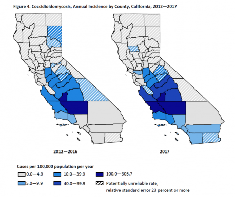 Look at the map, if you're in California, have you an apprehension that you'll develop this disease?
