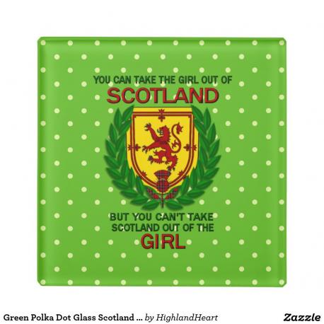 Do you agree with this green, Polka-Dot, message about Scotland ladies?