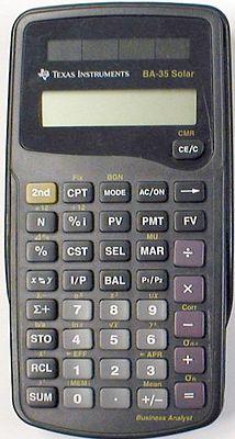 I still have my Texas Instrument Business Analyst calculators - the solar powered ones. I have tried using the calculator on my phone, my laptop or using a website but the BA is so much better. Do you agree that hand helds are better?