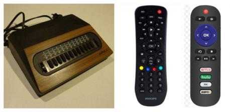 Another area where technology has changed is the TV. I welcome most of the changes but I am less pleased with what they have done with the TV remote. At one time this was called a 