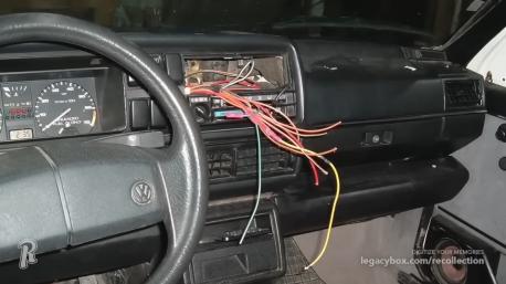 If you ever came back to your car and found it looking like the one in the photo, you probably won't miss the days when you had to add a radio or tape deck after you bought your vehicle. Thieves would break your windows to steal these accessories and leave a mess behind. One solution was the removable face plate but what were you supposed to do with it? Carry it in your pocket? Now that cars have