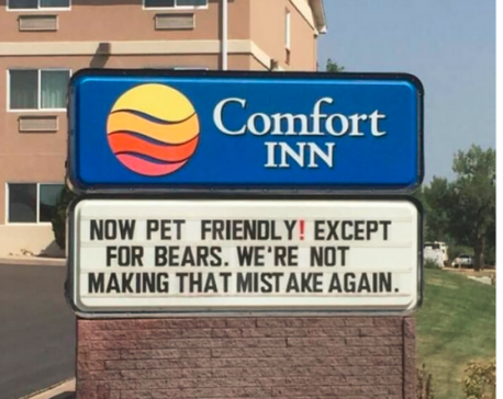 This would be appropriate if Chicago was in town during football season. Thank goodness Bears fans are usually in hibernation before the playoffs. Are you a Bears fan?